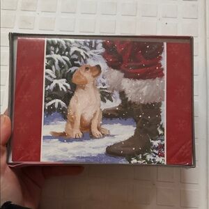 Festive Dog Greeting Card Set